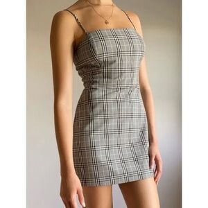 Aritzia Wilfred New Classic Plaid Mini Dress